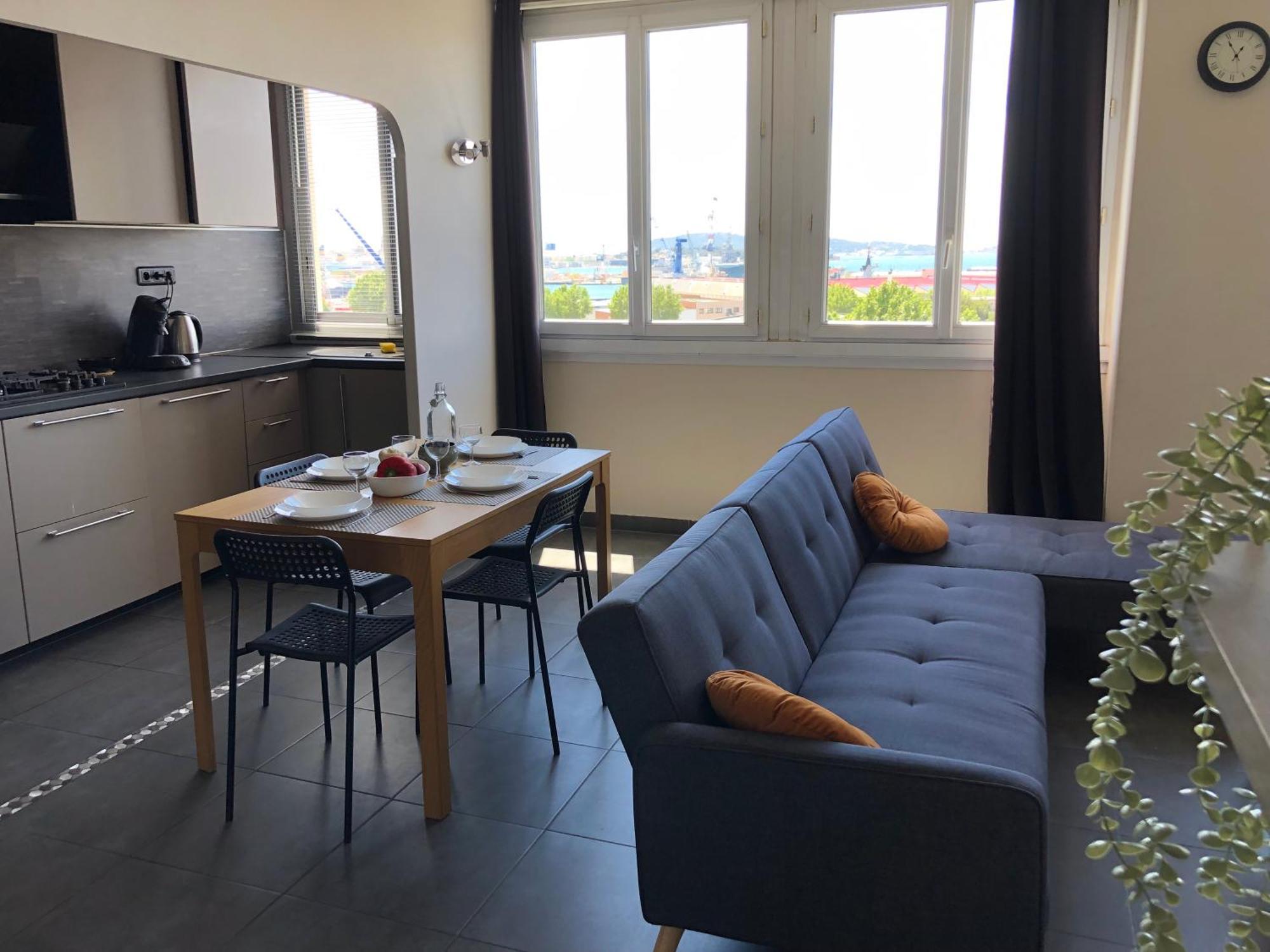 Tout Confort Toulon Centre Appartement 3 Chambres, Vue Sur La Rade Bagian luar foto